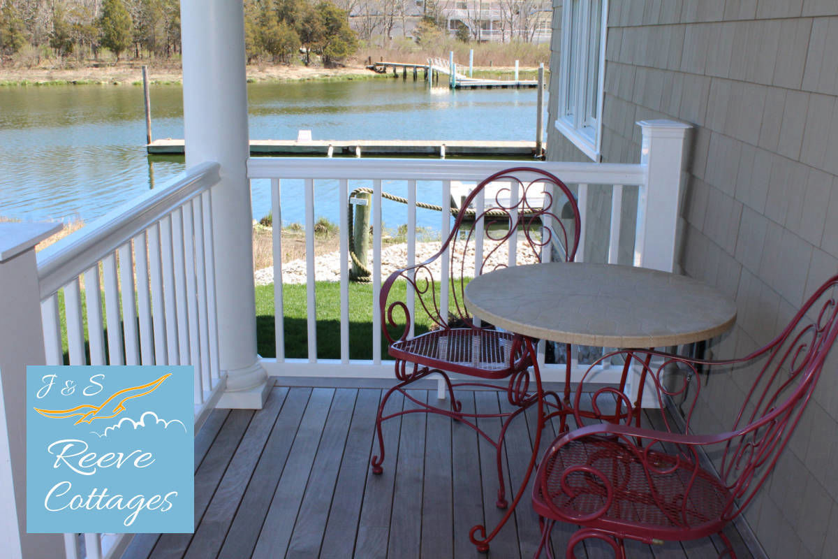 Shared Modern Waterfront Vacation Rental Suite 1 Porch